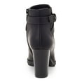 thumbnail image 2 of STYLE & COMPANY Womens Black Goring Buckle Accent Cushioned Laleen Round Toe Block Heel Zip-Up Dress Booties 7 M, 2 of 4