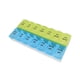 thumbnail image 2 of Fabricante de pastilleros, caja de almacenamiento grande y pequeña de doble fila para 14 personas con Braille, pastillero semanal, productos de pastillero de plástico, 2 of 5