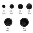 thumbnail image 2 of 145 piezas de tapas protectoras de tuercas de perno de cúpula de plástico, tornillos hexagonales M4 M5 M6 M8 M10 M12, 2 of 5