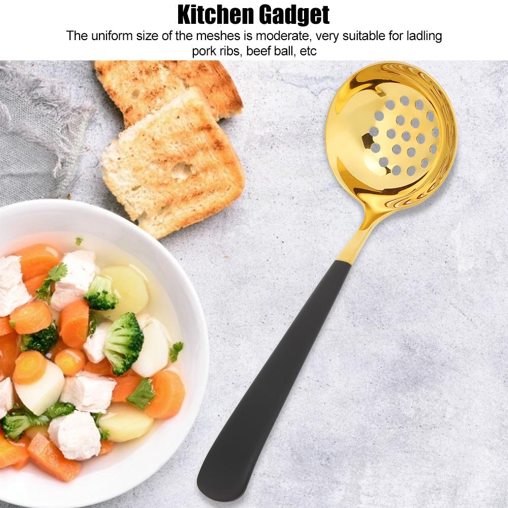 Ccdes Skimmer Spoon,Strainer Spoon,Stainless Steel Slotted Spoon
