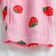 thumbnail image 6 of Povozer Girls Summer Outfit Toddler Baby Girls Summer Outfit Sleeveless Embroidery Clothes Toddler Kids Tank Tops Bell-bottom Pants Set for 18-24 Months,Red, 6 of 6