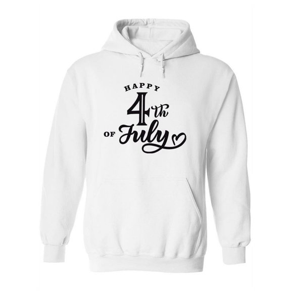 America Happy 4Th Of July Hoodie Women -Image by Shutterstock, Female Small