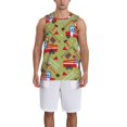 thumbnail image 6 of Rocae Cartoon Fire Truck for Men's Basketball Jersey Lightweight and Breathable Athletic Tank Top,Quick-Drying Sports Jersey X-Large, 6 of 9
