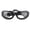 A002Clear, variant on Dog Sunglasses, UV Protection Yellow Dog Goggles with Adjustable Straps, 1PC Pet Eyewear for Small Medium Dogs, Windproof Dustproof Sunglasses for Dogs Outdoor Driving Cycling Hiking