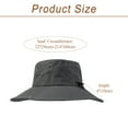thumbnail image 5 of Avaner Sun Hats for Men Women Boonie Hat Foldable Fishing Hat UPF 50+ Bucket Hat for Fishing Hiking Garden Safari Beach, 5 of 7