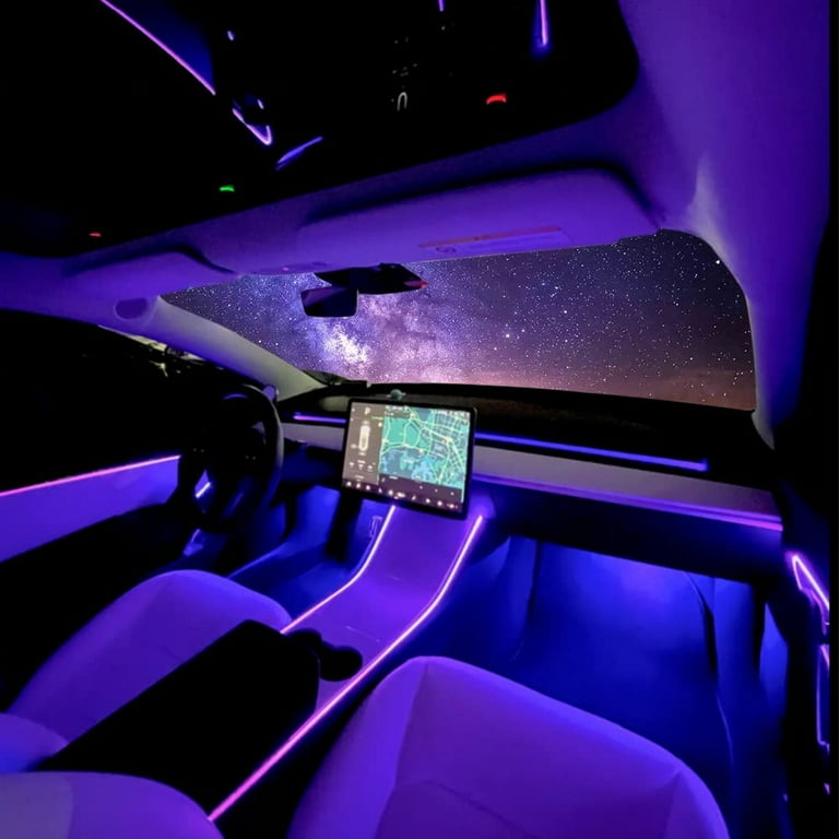 Interior Car TI12 LED Strip Lights with Wireless APP & Remote
