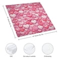 thumbnail image 3 of PHYHOO Cloth Napkins Love Heart Dinner Napkins Soft Comfortable Cloth Napkins Printed Table Napkins for Table Settings Parties Weddings Birthday Event Daily Usage Reusable 4 PCS, 3 of 7