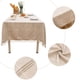 thumbnail image 4 of Mantel a prueba de polvo para uso en interiores y exteriores, mantel bordado de lino de algodón, material antideslizante impermeable para mesas de patio y jardín (60" x 45"), 4 of 5