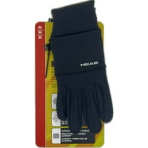 Head Men's Touchscreen Running Gloves, 1 Pair, Medium (Black)