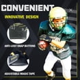 thumbnail image 4 of Guantes de fútbol KKVIMUSE Youth Sticky Receiver Black XS, 4 of 6