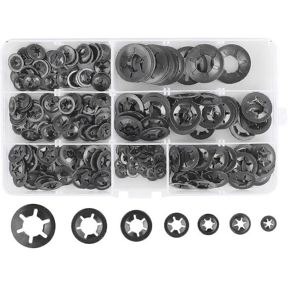 280 Pcs Lock Washers Lock Washers, Steel Lock Washers Quick Lock Washers U