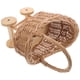 thumbnail image 5 of Cesta de mimbre para baby shower de niña, mini cochecito decorativo, cesta de flores tejida para cochecito de muñecas, ideal como obsequio para fiestas de baby shower., 5 of 7