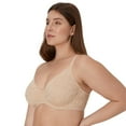 thumbnail image 2 of Bali Breathe Cotton Modal Lace Convertible Strap Underwire Bra DF7590 Color: Almond Size: 36 C, 2 of 5
