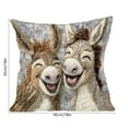 thumbnail image 5 of Decorative Throw Pillow Cover Soft Short Plush Cushion Case with Embroidery for Sofa Living Room Bedroom Home Decor(Gray-G), 5 of 6
