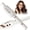 White, variant on Whiteleopard Auto Hair Curler, Automatic Curling Iron with 4 Temperature & 3 Timer, Automatic Shut-Off, Anti-Scald, Anti-Tangle Rotating Curling Wand for Hair Styling Black