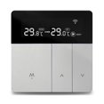 thumbnail image 1 of AVATTO Tuya WiFi Termostato inteligente Controlador de temperatura 100-240 V Control eléctrico remoto, Google H Grey, Grey, 1 of 5