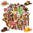 thumbnail image 3 of 35pcs-50pcs Rustic Stickers Cowboy Kids Stickers Decals Hat Stickers Wild West Stickers for Laptops Suitcases Fridge, 3 of 9