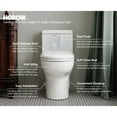 thumbnail image 2 of HOROW One Piece Elongated Toilet with dual flush, 1.28 GPF, 12'' Rough-In with Soft Closing Seat, 2 of 13