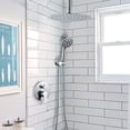 thumbnail image 4 of Wowow 8-spray 12in. Dual Shower Head and Handheld Shower Head in Brushed Nickel, 4 of 8