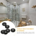 Tersarium 20pcs Toilet Bolt Rubber Washers Leakproof Bolt Screws