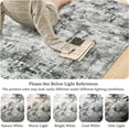 thumbnail image 5 of 2x6 Runner Rug, Vintage Abstract Washable Hallway Runners for Kitchen Laundry Room, Ultra-Thin Soft Non-Slip Rug Runners for Entryway Bedroom (Grey, 2'x6'), 5 of 5