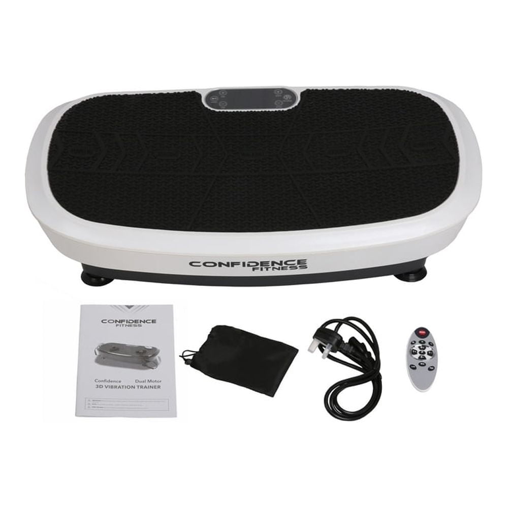 Belmint Vibration Plate Exercise Machine Full Body Workout Platform with 2 Resistance Bands Walmart