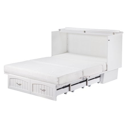 Nantucket Murphy Bed Chest with Cool Soft Mattress