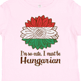 thumbnail image 4 of Inktastic I'm So Cute, I Must Be Hungarian Hungary Sunflower Boys or Girls Toddler T-Shirt, 4 of 5