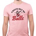 thumbnail image 2 of Check Out My Balls Christmas Shirt Unisex Small Pink, 2 of 5