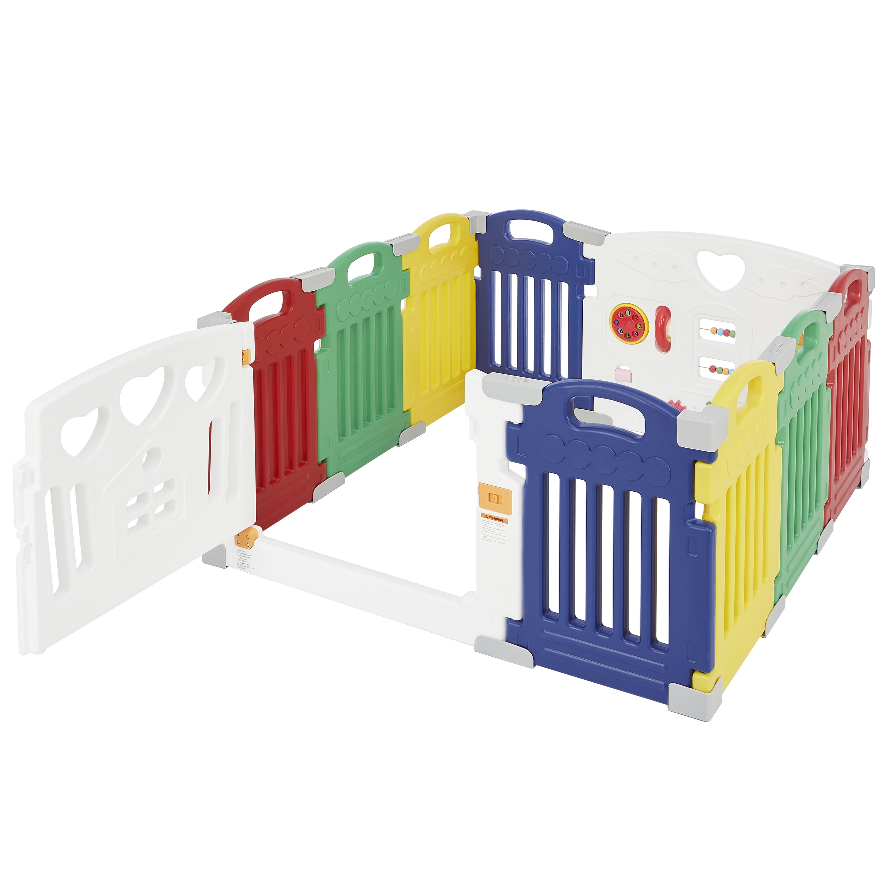 Dream On Me Imagination Station 10 Panel Playpen, (Model 398Multi)
