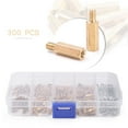 thumbnail image 5 of 300x Laiton M2 Colonne Hexagonale Support Entretoise Vis Écrou Assortiment Kit, 5 of 5