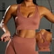 thumbnail image 2 of Chaleco deportivo sexy de punto sin costuras, pantalones de cintura alta y levantamiento de cadera, chaleco deportivo para mujer, 2 of 6