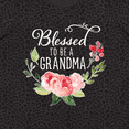 thumbnail image 4 of Inktastic Blessed to Be a Grandma with Flowers Women's Plus Size T-Shirt, 4 of 5