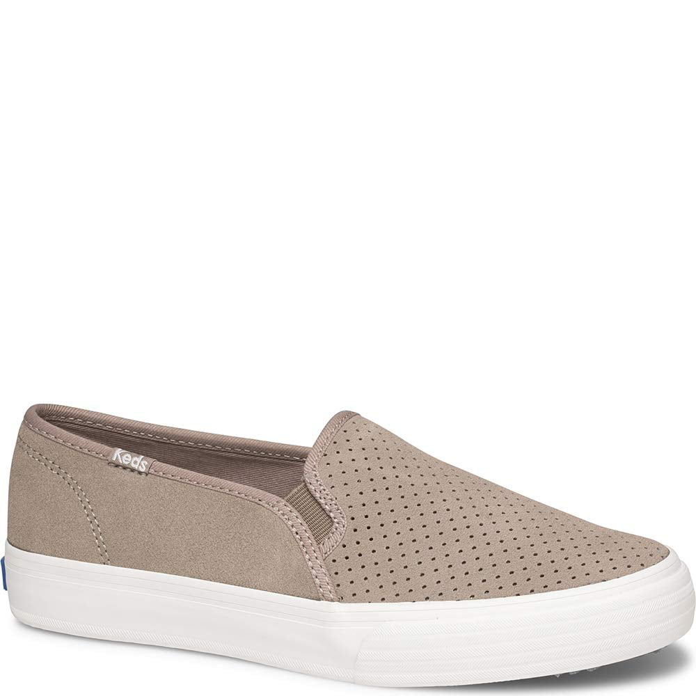 Double Decker PERF Suede Sneaker, Taupe 