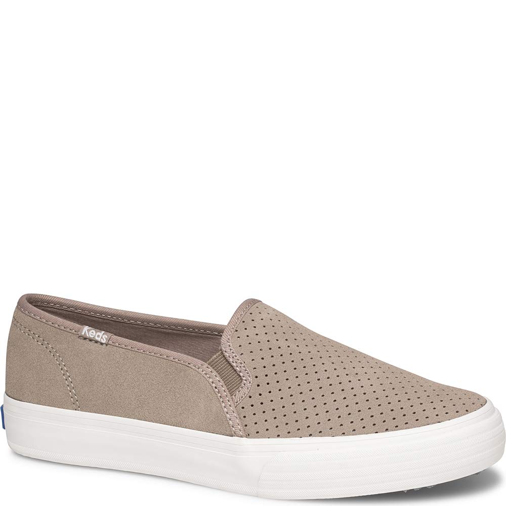 keds double decker perf suede taupe