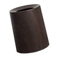 thumbnail image 1 of Wood Grain Trash Can Elegant Garbage Bin for Entryway Study Room Living Room S Walnut, 1 of 8