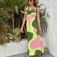 thumbnail image 3 of Leopard Print Pattern Pattern Design Sleeveless Dress Summer Clothes for Women Women's Clothing 2025, 3 of 7