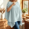 thumbnail image 7 of Bovxnpu Womens Maternity Shirts Maternity Nursing Scarf Cotton Muslin Shawl Cover Up Casual Sleepwear, 7 of 7
