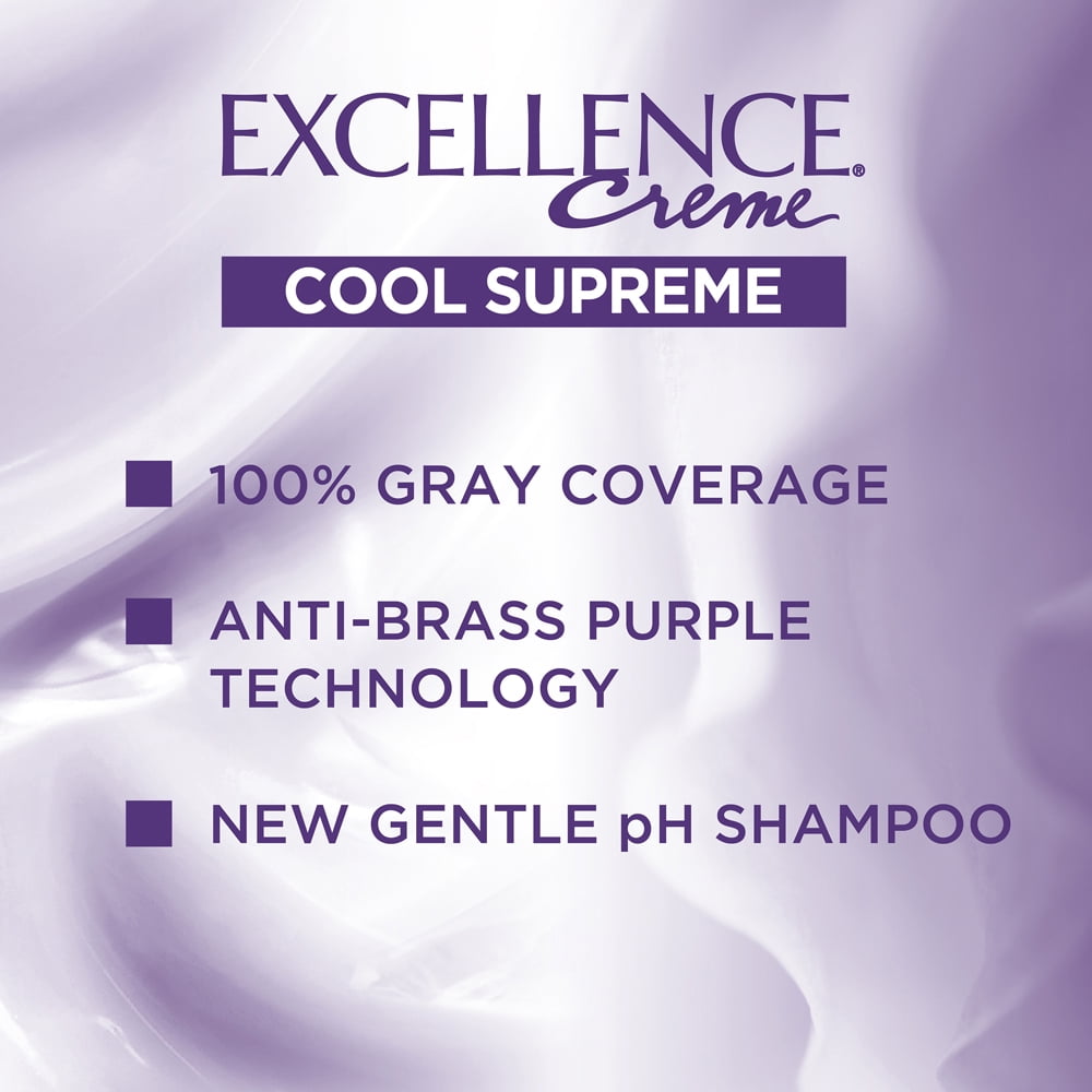 L'Oreal Paris Excellence Creme Permanent Hair Color, Ultra Ash Medium Brown