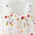 thumbnail image 4 of Fsqjgq Baby Girl Clothes Girls Easter Dresses Size 10 Trendy Baby Girls' Dresses White Toddler Girls Sleeveless Embroider Tulle Holiday Dress Dance Party Princess Floral Dresses Clothes 90, 4 of 5