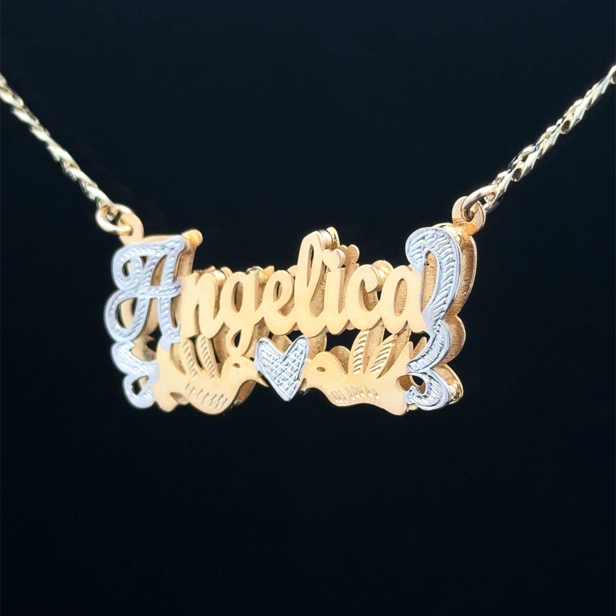 Customized double nameplate