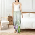 thumbnail image 6 of Lsque Purple Butterfly On Wild Print Women's Pajama Pants, Lounge Pant - Comfortable Home Wear,Elastic Waistband, Stylish Design-XX-Large, 6 of 9