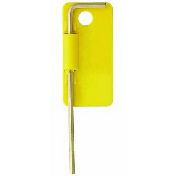 Bondhus 38280 12 x 122mm Short Arm Hex Tip Key L-Wrench with GoldGuard Finish, Tagged and Barcoded