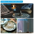 thumbnail image 6 of Uxcell Incense Holder Kit 2 Set Brass Incense Stick Holder Incense Burner Ash Catcher Stand Base 3 Styles, 6 of 6