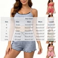 thumbnail image 3 of GUACER Womens Polka Dot Pajama Sets with Scallop Trim Trendy Adjustable Camisole & Shorts Sleepwear, 3 of 7