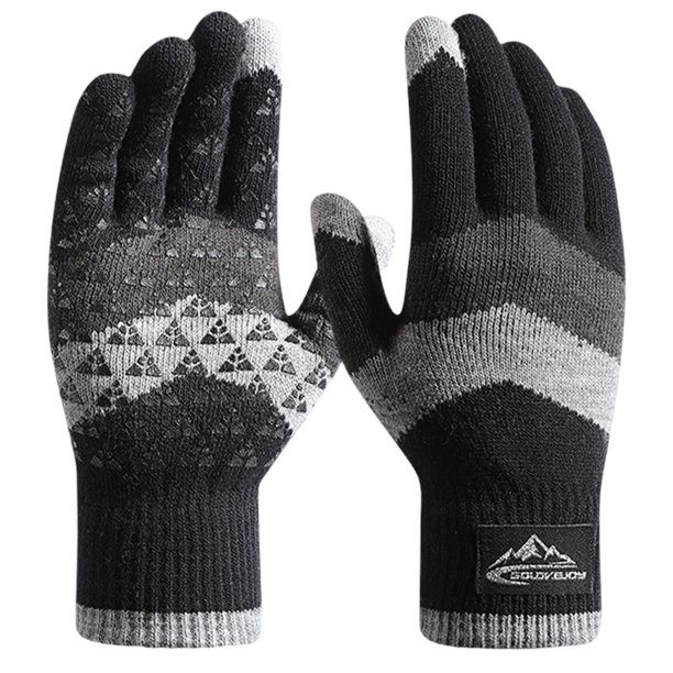 Guantes de terciopelo de invierno, gruesos y cálidos, para mujer, para exteriores, resistentes al frío, mitones para mujer
