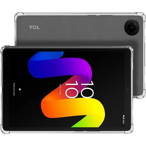 Clear Case for TCL TAB 8 Gen 2 8.7 inch Tablet, Ultra Slim Soft Flexible TPU Transparent Back Cover, Anti-Scratch Shockproof Protective Tablet Case for TCL TAB 8 Gen 2