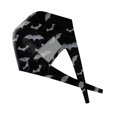 thumbnail image 3 of Fall Nurse Hat for Women, Adjustable Scrub Cap with Ponytail, Halloween Hair Cover for Work, Shower, Salon, Spa, Home, Soft Breathable Cap Black, 3 of 3