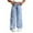 Blue, variant on Baggy Jeans for Teen Girls Woman Bow Jeans High Waist Wide Leg Loose Pants Casual Streetwear Cute Clothes Skater Streetwear Aesthetic Scene Clothes (12-13 Years, Blue)