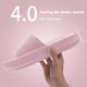 thumbnail image 1 of Zapatillas de casa antideslizantes, chanclas para mujer, sandalias de moda para mujer, suela blanda de EVA, toboganes para interiores, plataforma gruesa, zapatilla Simple en la nube Tan Jianjun unisex, 1 of 2